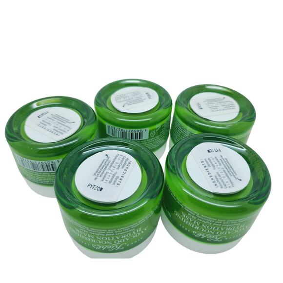 New Lot Of 5 Kiehl's Avocado Nourishing Hydration Mask 0.88 OZ Each Travel Size - Picture 3 of 3